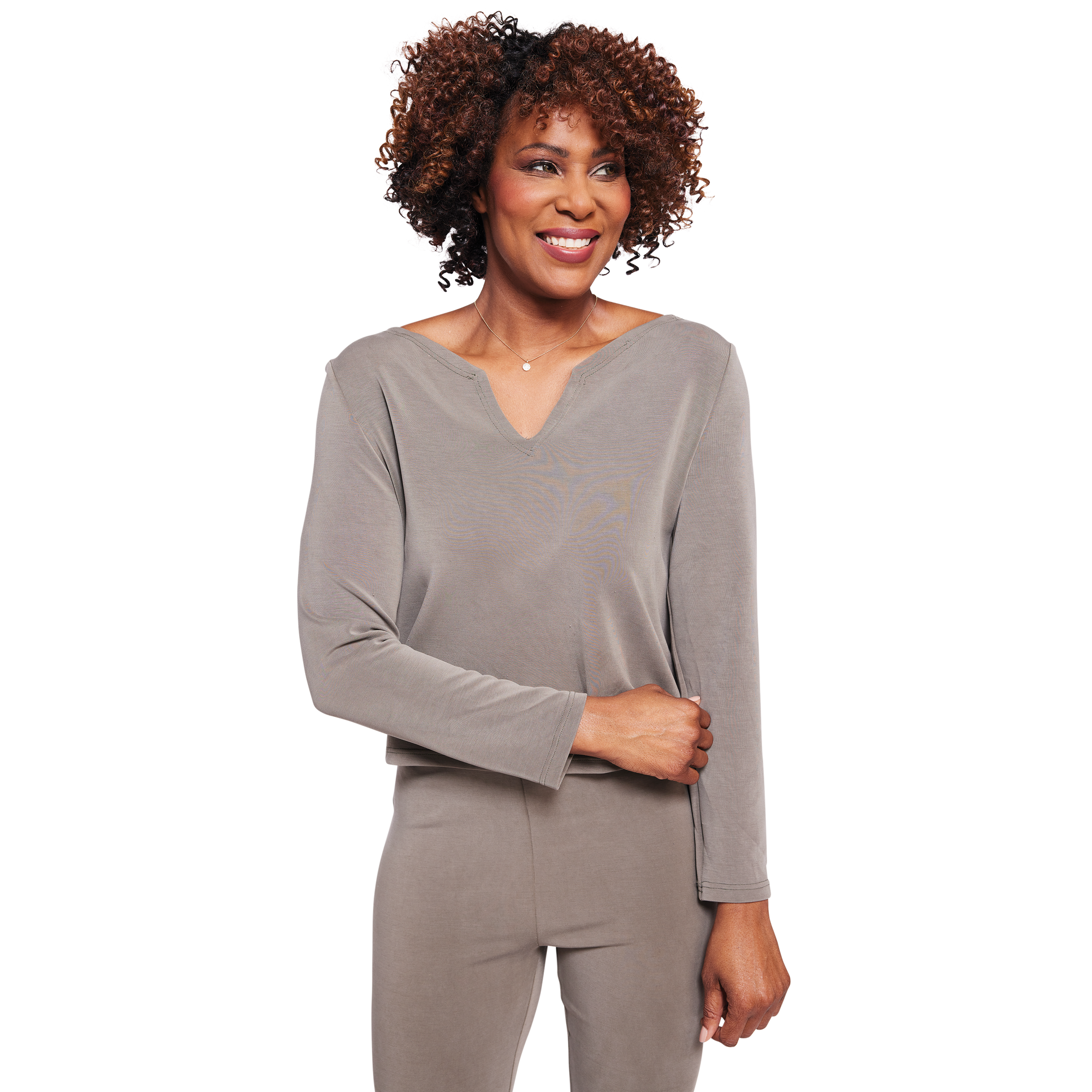 image Ali V Neck Lounge Top